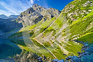 Tatra Mountains landscape nature lake pond Carpathians Poland