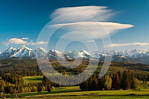 Tatra Mountains panorama