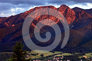 Tatra Mountains panoramic view, Zakopane, Poland