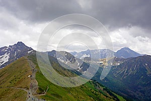 Tatra Mountains, Poland. View from Kasprowy Wierch