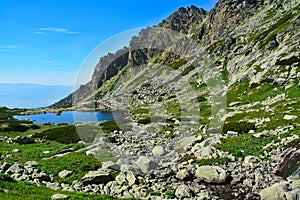 Tatra Mountains in Slovakia, beautiful mountain landscape