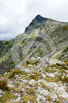 Tatry na Slovensku zahalené mrakmi