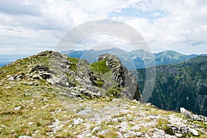 Tatra mountains in Slovakia covered with clouds