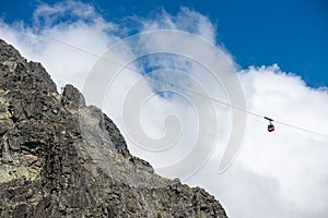 Tatry na Slovensku pokryté sněhem