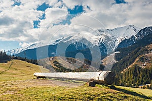 Tatra mountains in spring time, Slovakia