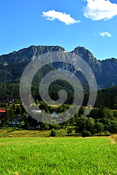 Tatra mountains view form Zakopane