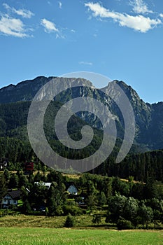 Tatra mountains view form Zakopane