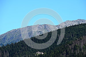 Tatra mountains view form Zakopane