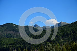 Tatra mountains view form Zakopane