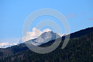 Tatra mountains view form Zakopane