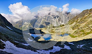 Tatras mountain lake in Slovakia