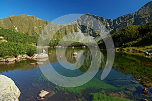 Tatry - mountain lake photo