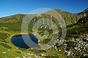 Tatry - mountain lake photo