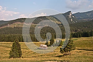 Tatry mountains panorama from Kalatowki chalet