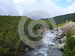 Tatry mountains in Slovakia in the spring