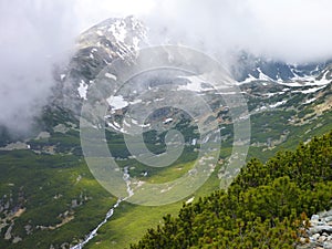 Tatry mountains in Slovakia in the spring