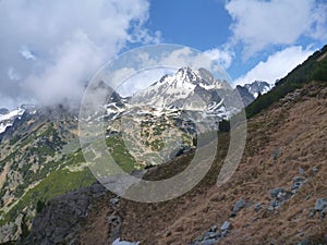 Tatry mountains in Slovakia in the spring