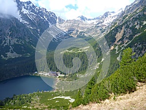 Tatry mountains in Slovakia in the spring