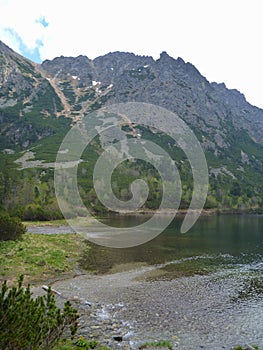 Tatry mountains in Slovakia in the spring