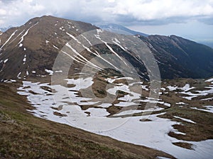 Tatry mountains in Slovakia in the spring