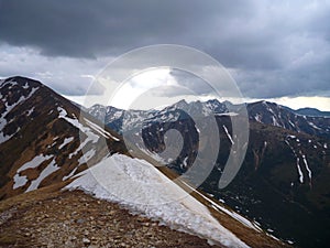 Tatry mountains in Slovakia in the spring