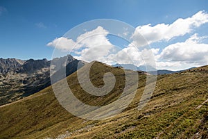 Tatry. Poland and Slovakia boundary, autumn landskapes.