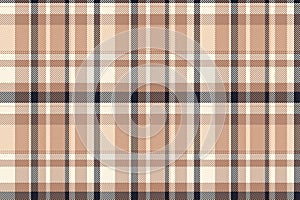 Tattersall background check seamless, comfort vector tartan fabric. Tough texture textile pattern plaid in orange and cornsilk