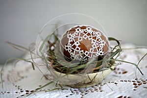 Tatting Easter eggs