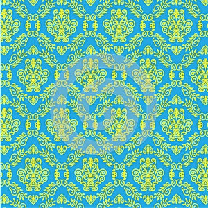 Tattoo Damask pattern Template wallpaper Seamless