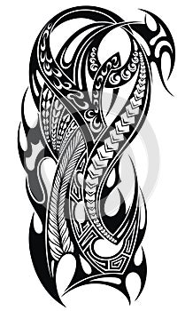 Tattoo design, shoulder abstract tattoo