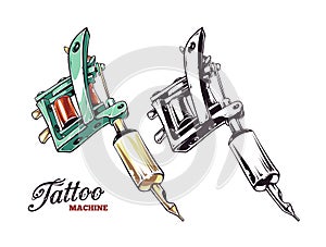 Tattoo Machine Vector