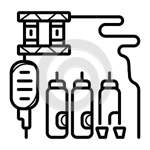 Tattoo machine. vector