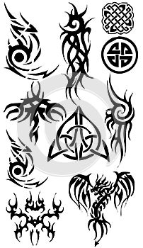 Tattoo silhouette collection