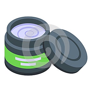 Tattoo studio medical vaseline icon isometric vector. Fashion beauty