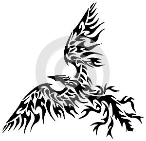 Tattoo tribal phoenix