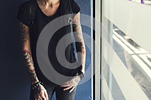 Tattoo Woman Style Glamour Alternative Lifestyle Concept