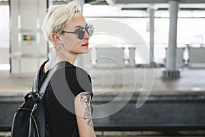 Tattoo Woman Style Glamour Alternative Lifestyle Concept