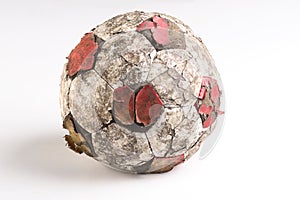 Tatty old soccer ball