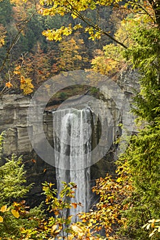 Taughannock Falls Autumn Vignette