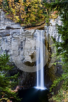 Taughannock Falls & Gorge - Autumn Colors - Ithaca, New York