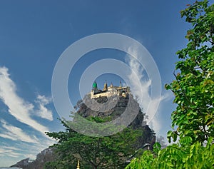 Taung Kalat monastery Mt popa