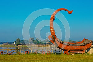 Taungthaman Lake Amarapura Mandalay Myanmar