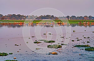 Taungthaman Lake, Amarapura, Myanmar