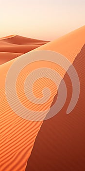 Taupe Sunrise: Photorealistic Compositions Of The Sahara Desert