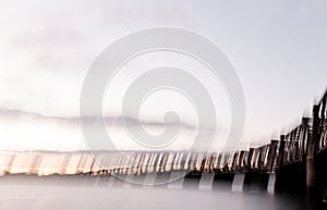 Tauranga Railway Bridge impressionism