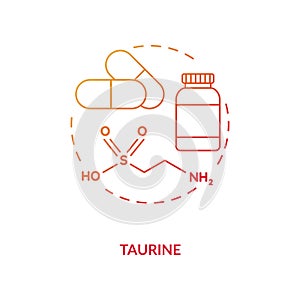 Taurine concept icon