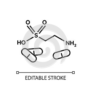 Taurine linear icon