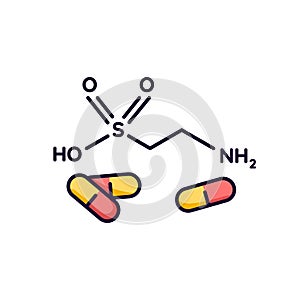 Taurine RGB color icon