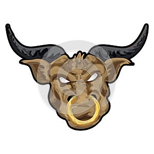 Taurus with clipping path photo