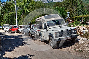 Taurus mountains jeep safari in Antalya, Turkey.